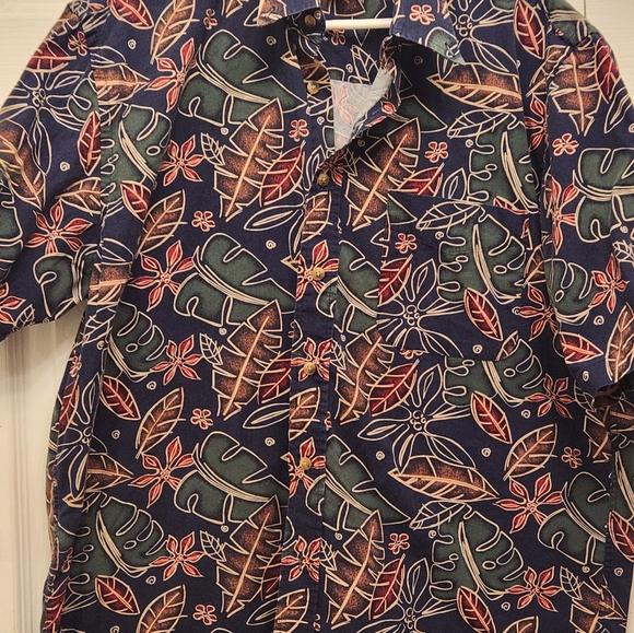 Crossings Other - Vintage Crossings Men's Tropical Leaf Print Shirt